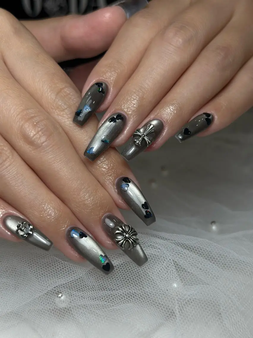 ネイル フレンチネイル グラデーション 韓国ネイル マグネットネイル シンプルネイル ハンドネイル CoMo Nailのネイルデザイン