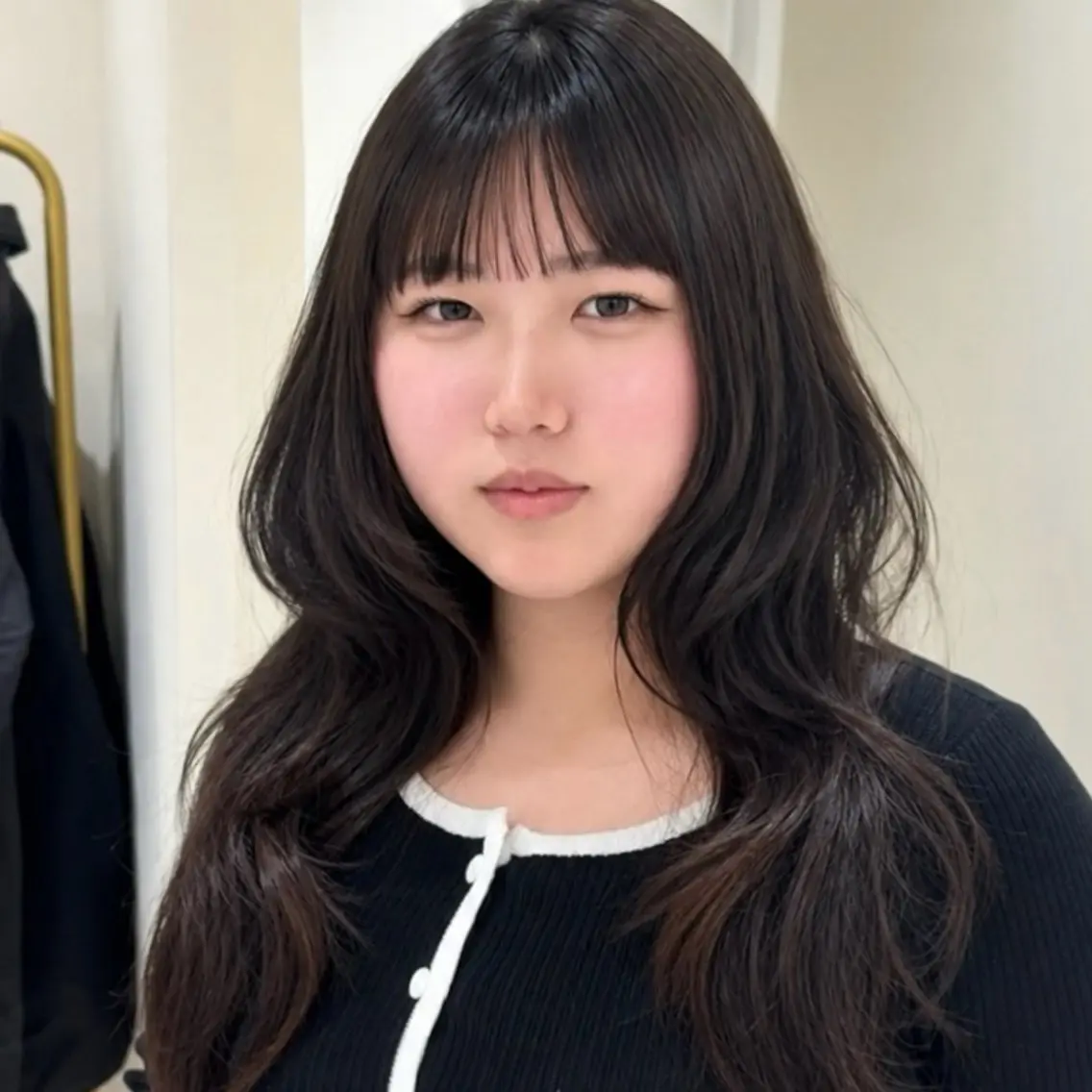 ロング カット レイヤー/韓国ヘア 角岡泉希のヘアスタイル