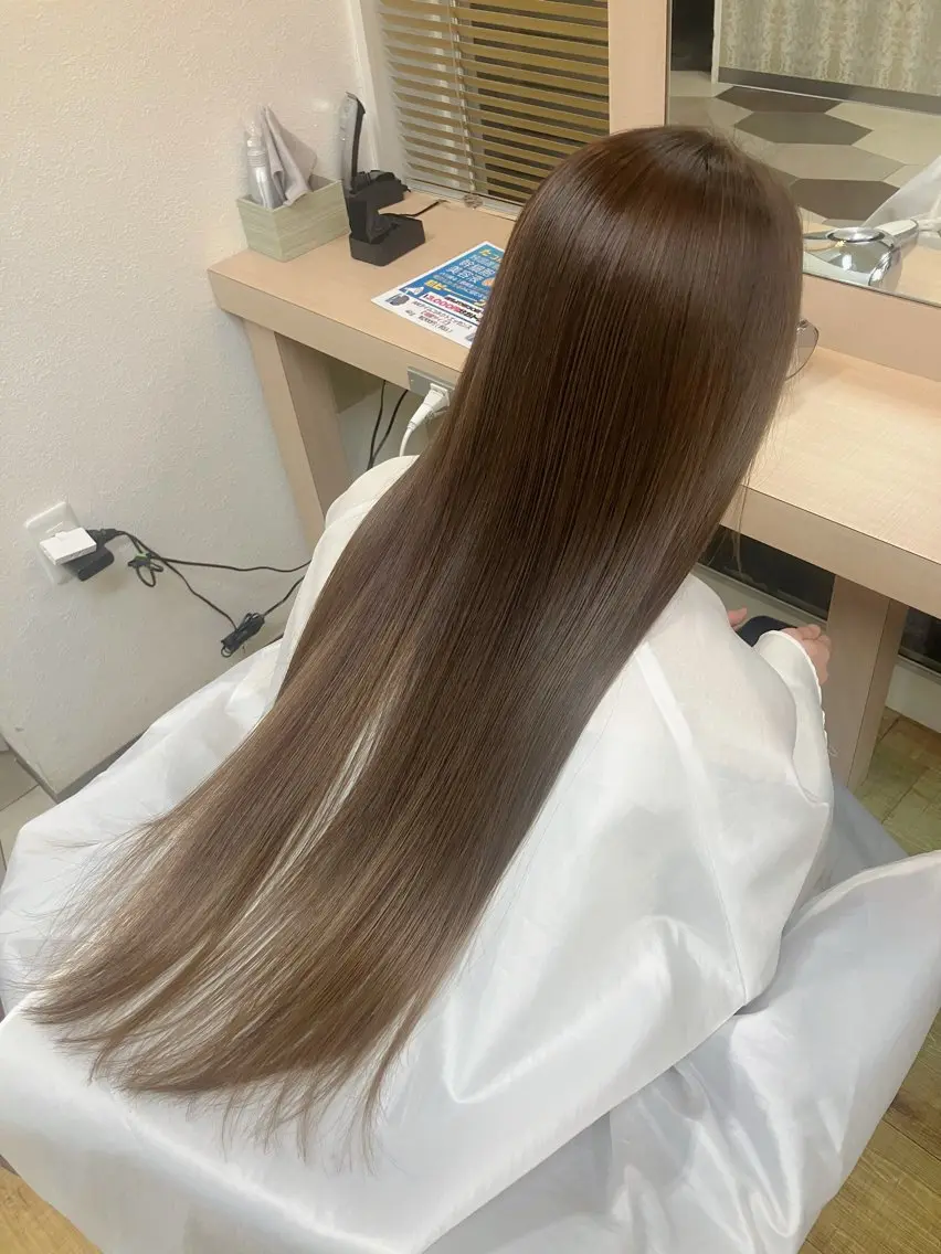 ロング カット 縮毛矯正 ACCUEILLIR 🦍溝口廉🦍のヘアスタイル
