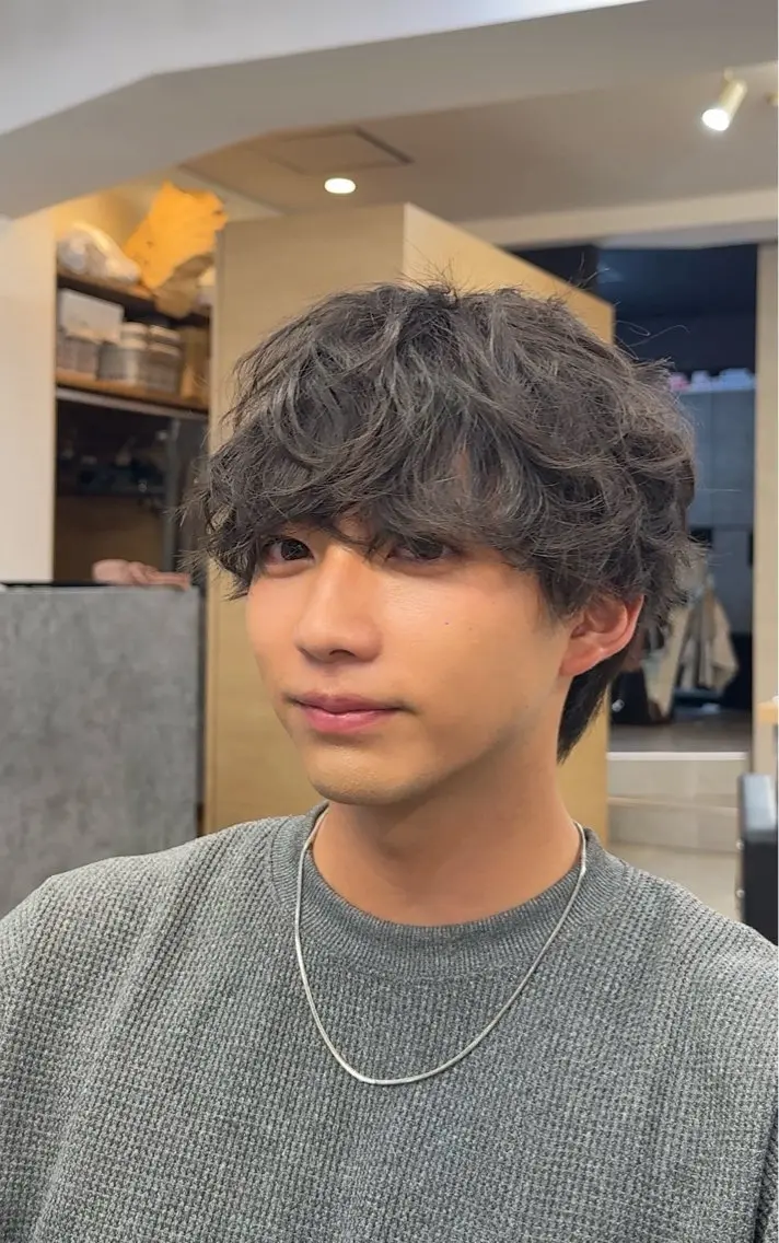 ショート カット パーマ 角戸 嵐のヘアスタイル