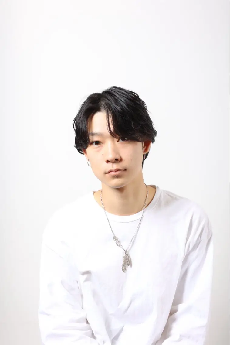ミディアム ミディアムパーマ 男性の方限定🚹山田 瑛心のヘアスタイル