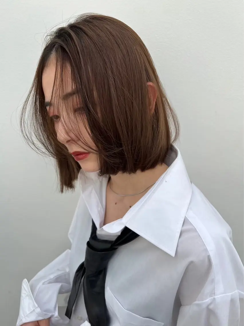 ミディアム 原宿美容師 Sanaのヘアスタイル