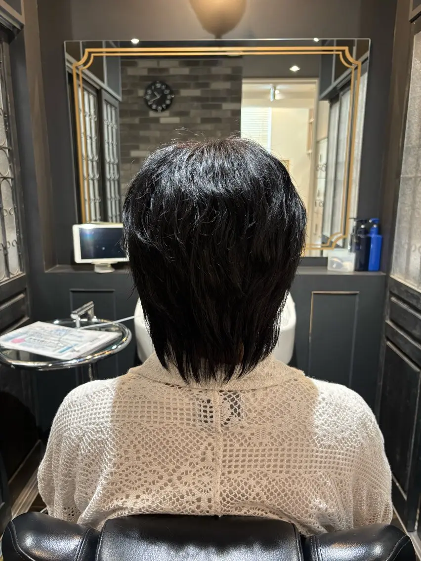 カラー メンズ マッシュウルフ マッシュ メンズウルフカット ウルフカット カット ヘアカラー きづな 🌷のヘアスタイル