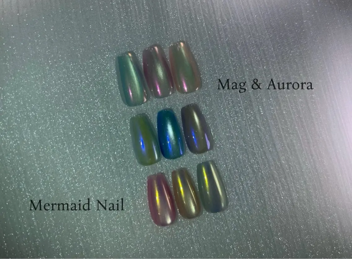ネイル ハンドネイル Mermaid Nail☆Ayamiのネイルデザイン