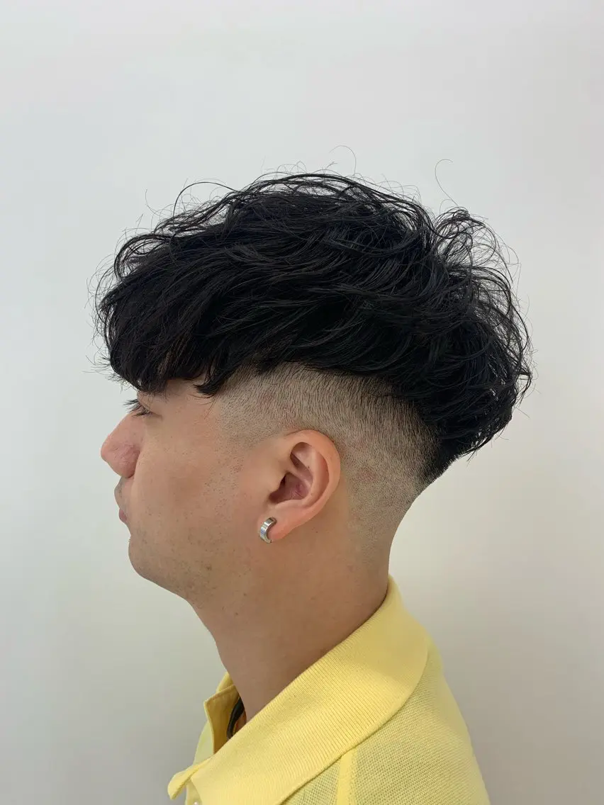 パーマ メンズ メンズ特化フェード パーマ小林裕史のヘアスタイル