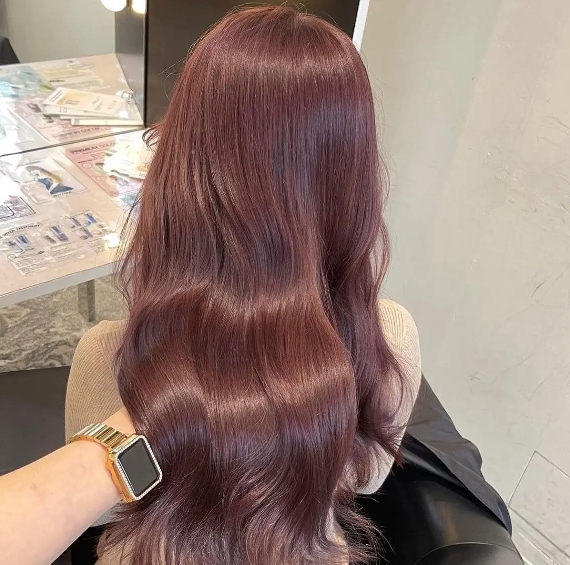 ロング ヘアカラー トリートメント カエデ🌱‬‪/ alb.のヘアスタイル