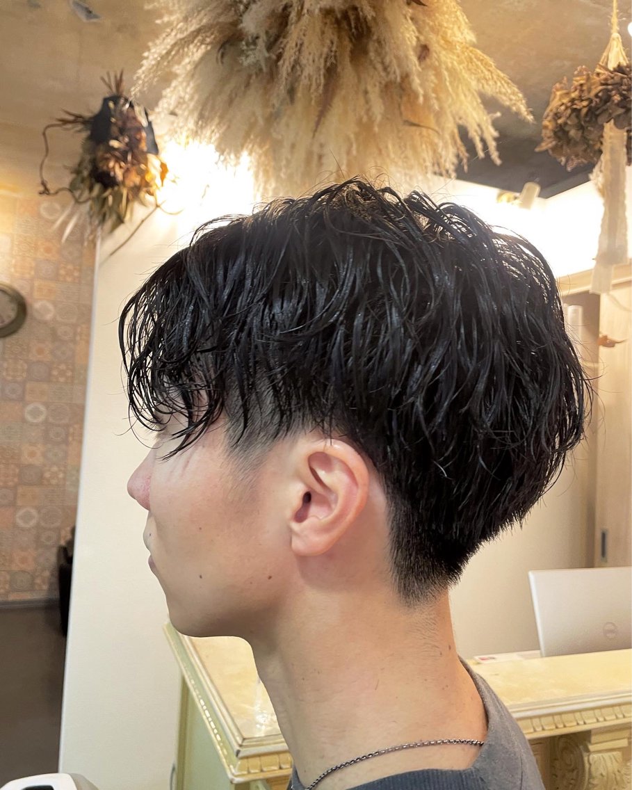 パーマ メンズ 荒牧 絵美のヘアスタイル