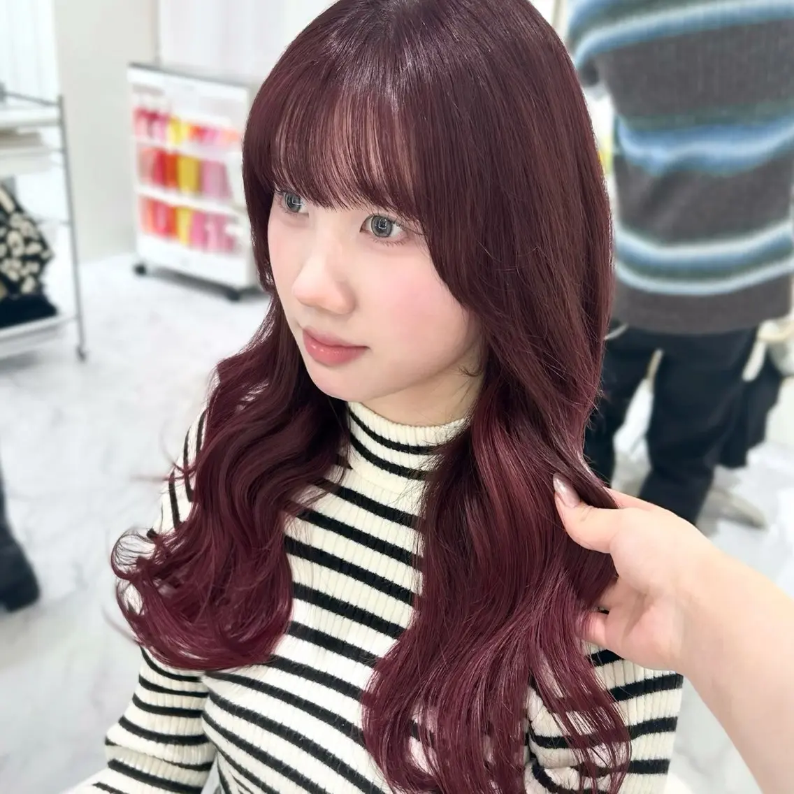 U-25🫧ご新規様限定✨【秋冬人気の🤎ブリーチなしWピンクカラー🎀💞＋shampoo，blow】の写真
