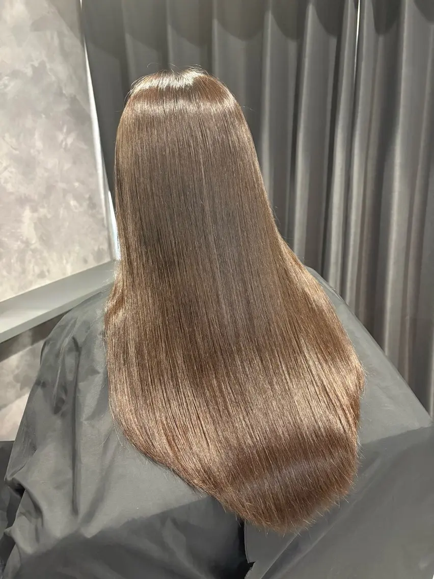 ロング ヘアカラー トリートメント nameless miichiのヘアスタイル