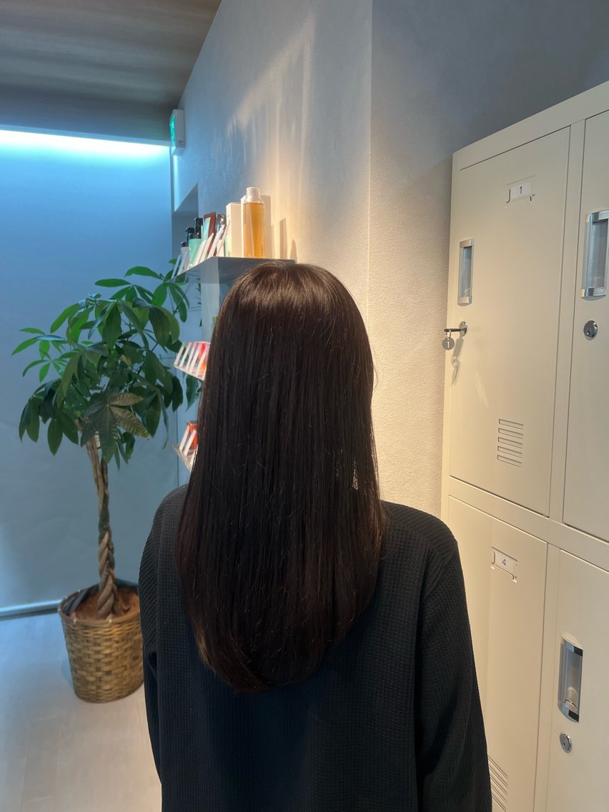 ロング 森川 紗菜のヘアスタイル
