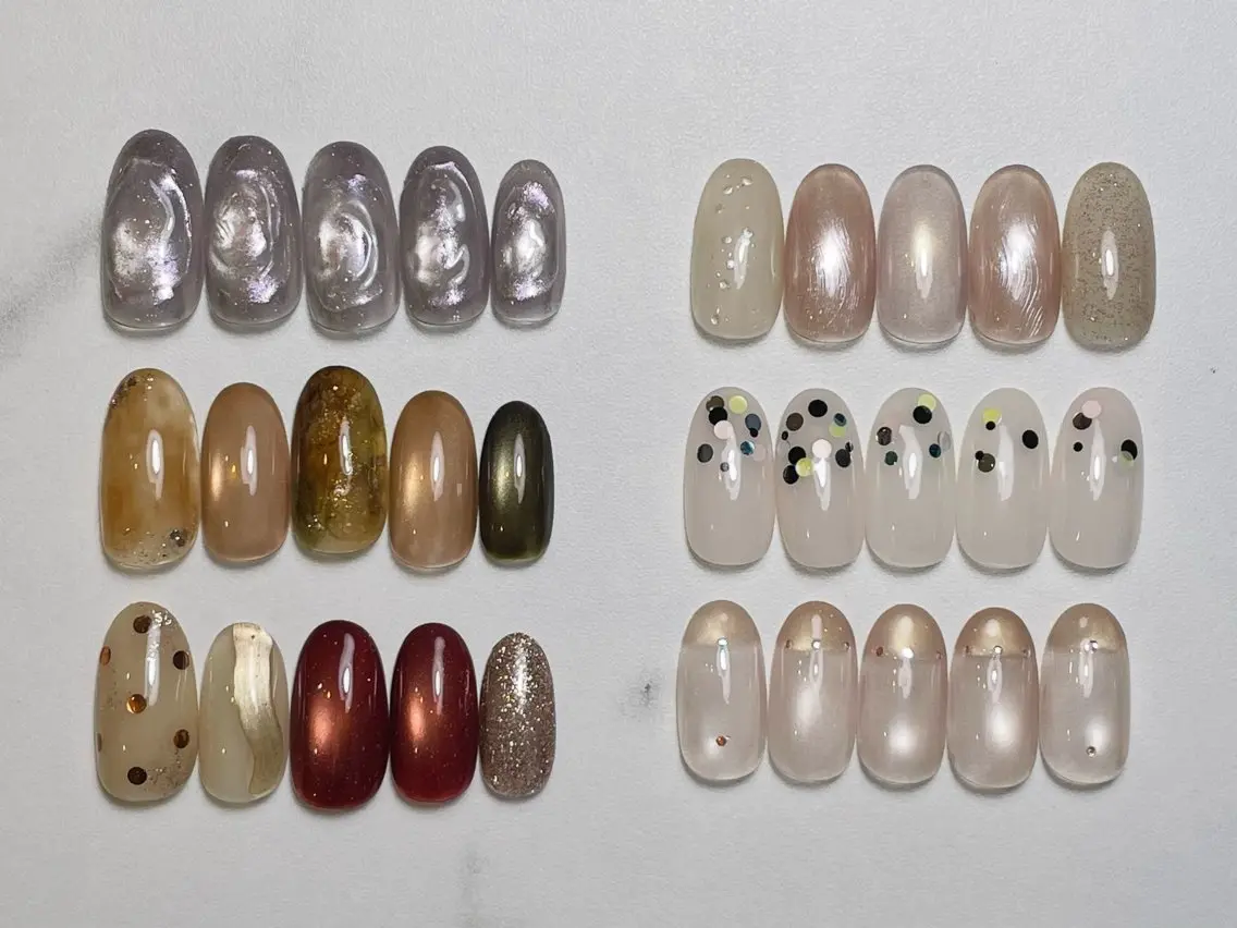 【練習モデル】デザインネイル💅🏻オフ込みフィルイン可◎の写真