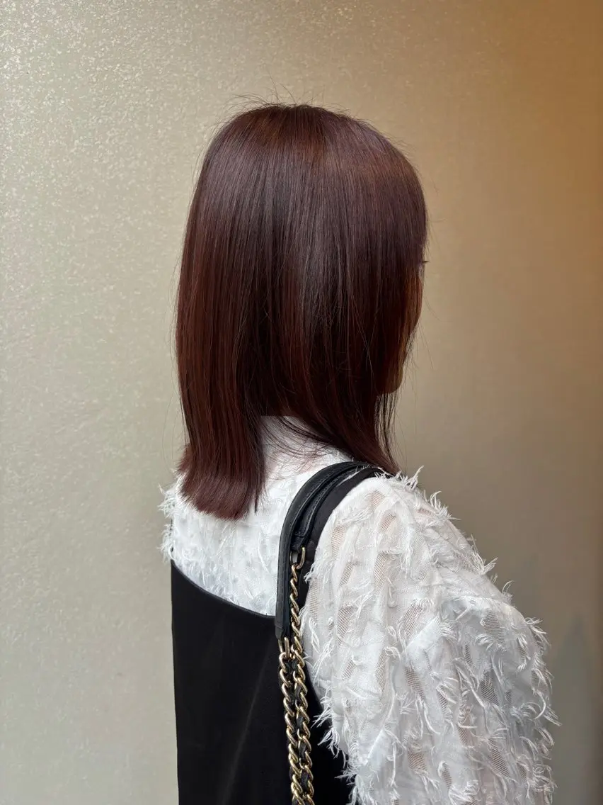ミディアム カラー 後藤 こなんのヘアスタイル