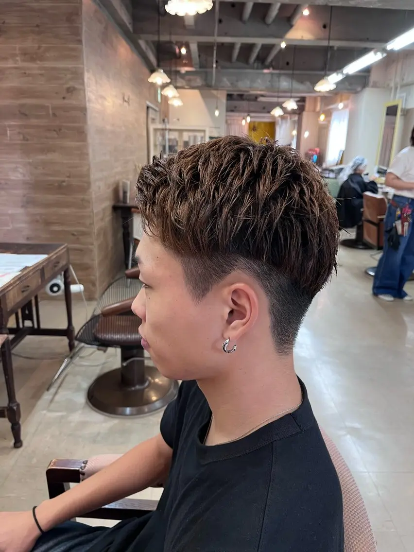 メンズ メンズショート トイ ハルトのヘアスタイル