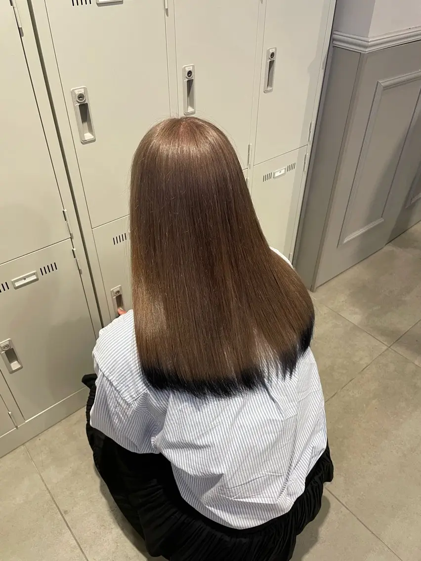ロング カラー ヘアアレンジ ヘアカラー トリートメント ヘアセット 💗横浜美容室 💗HARUNAのヘアスタイル