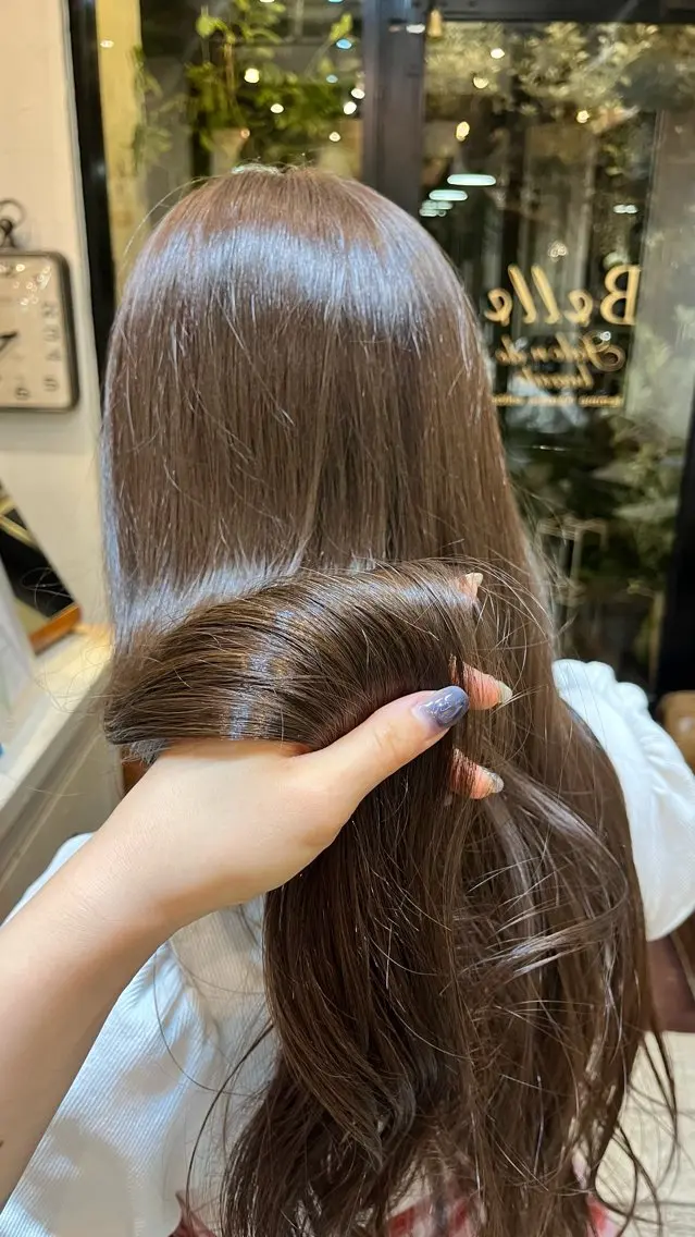 ロング ヘアカラー 🔔belle表参道 /ダブルカラーようこのヘアスタイル