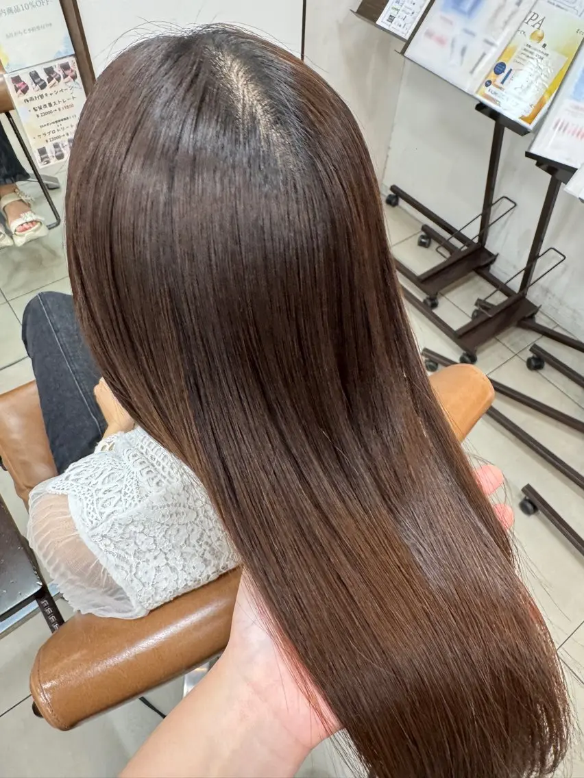 ロング 髪質改善 池田 菜摘のヘアスタイル