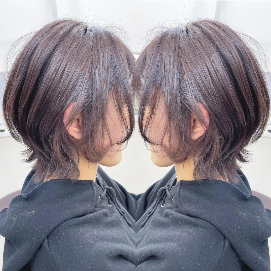 ショート ボブ ウルフカット ウルフボブ カット H (エイチ) 烏丸御池店のヘアスタイル