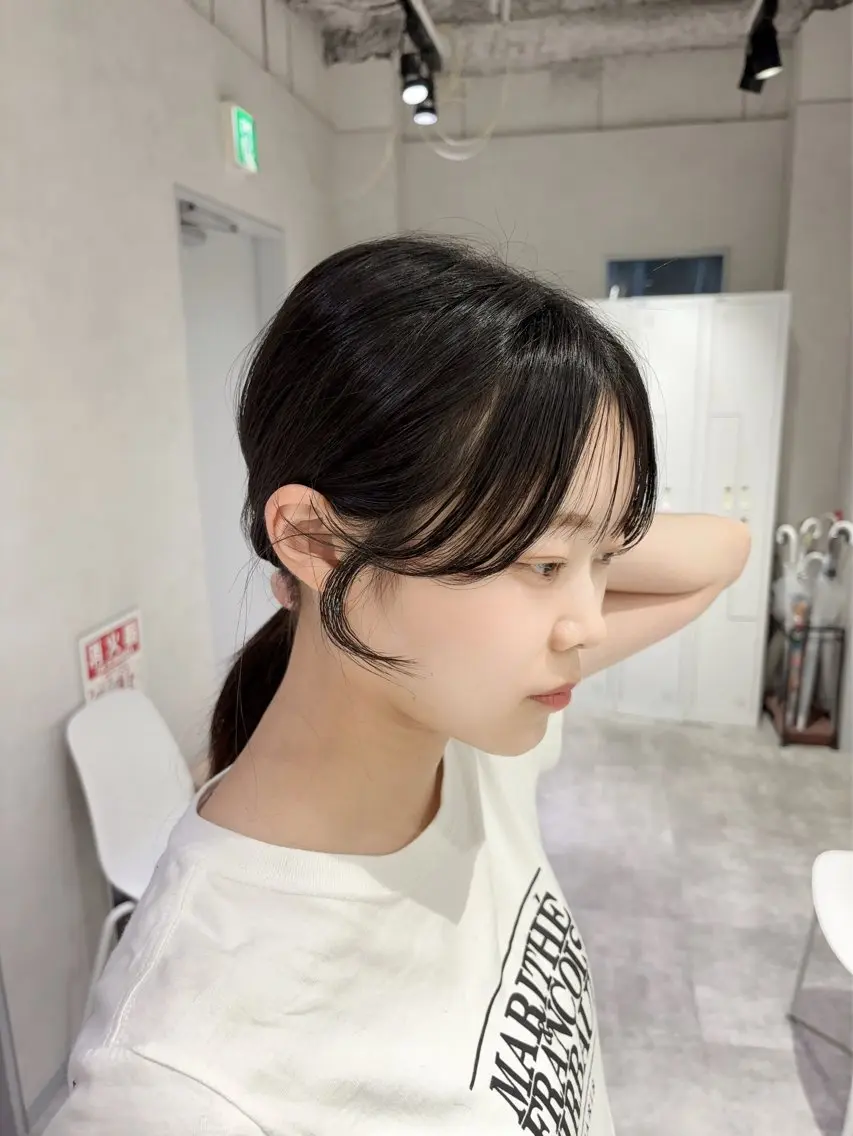 ミディアム 門原 理子のヘアスタイル