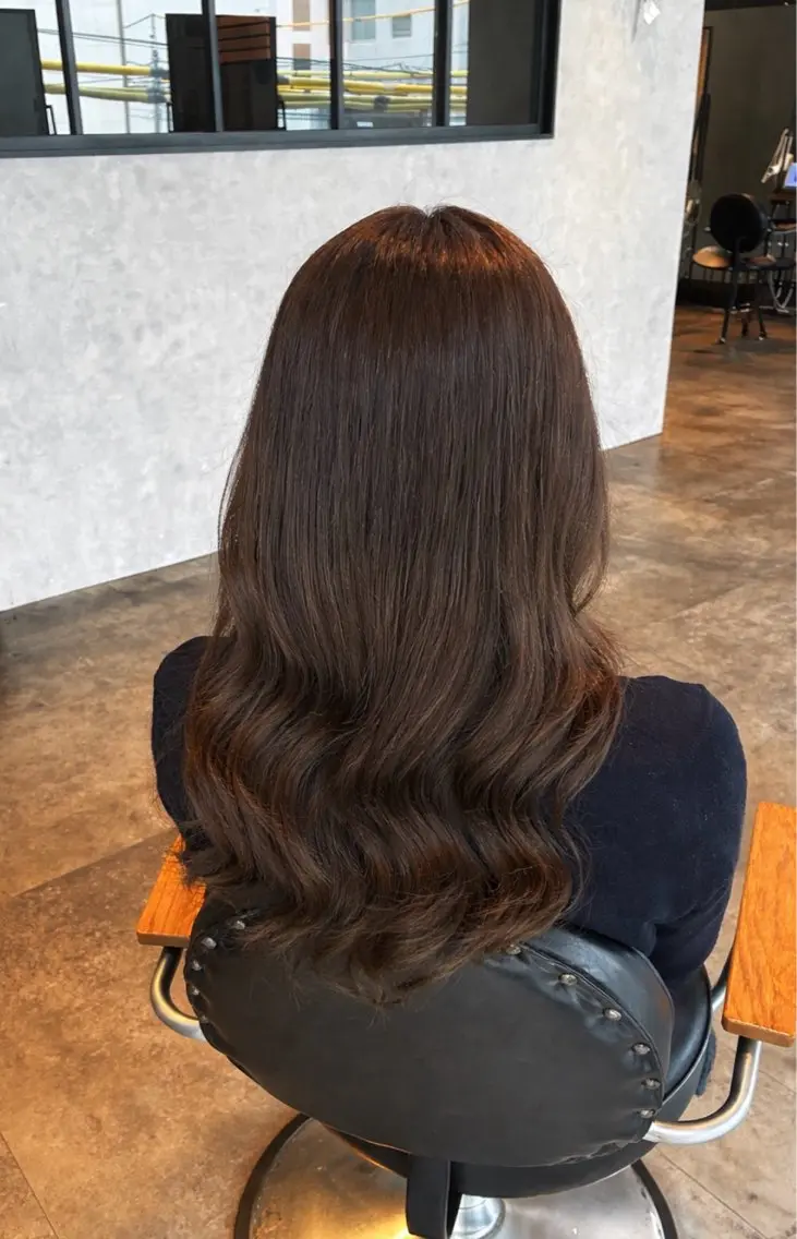 ロング ヘアカラー 山本 悠理のヘアスタイル