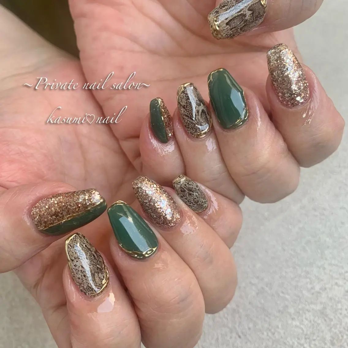 ネイル ラメ(グリッター) マグネットネイル ミラーネイル ニュアンスネイル 冬ネイル KASUMI♡ Nailのネイルデザイン