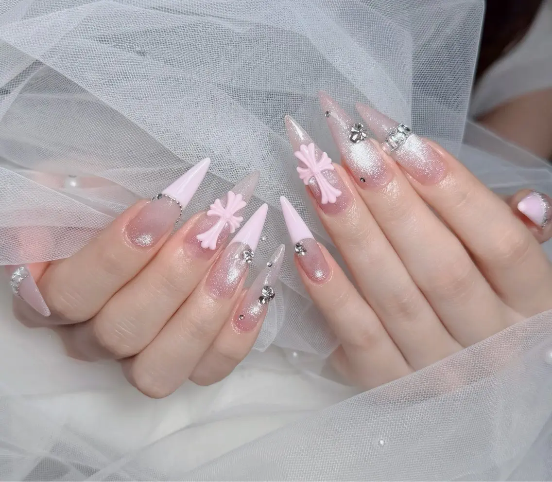 ネイル アートネイル フレンチネイル ジェルネイル 韓国ネイル マグネットネイル ハンドネイル Lenie Nail Okuboのネイルデザイン