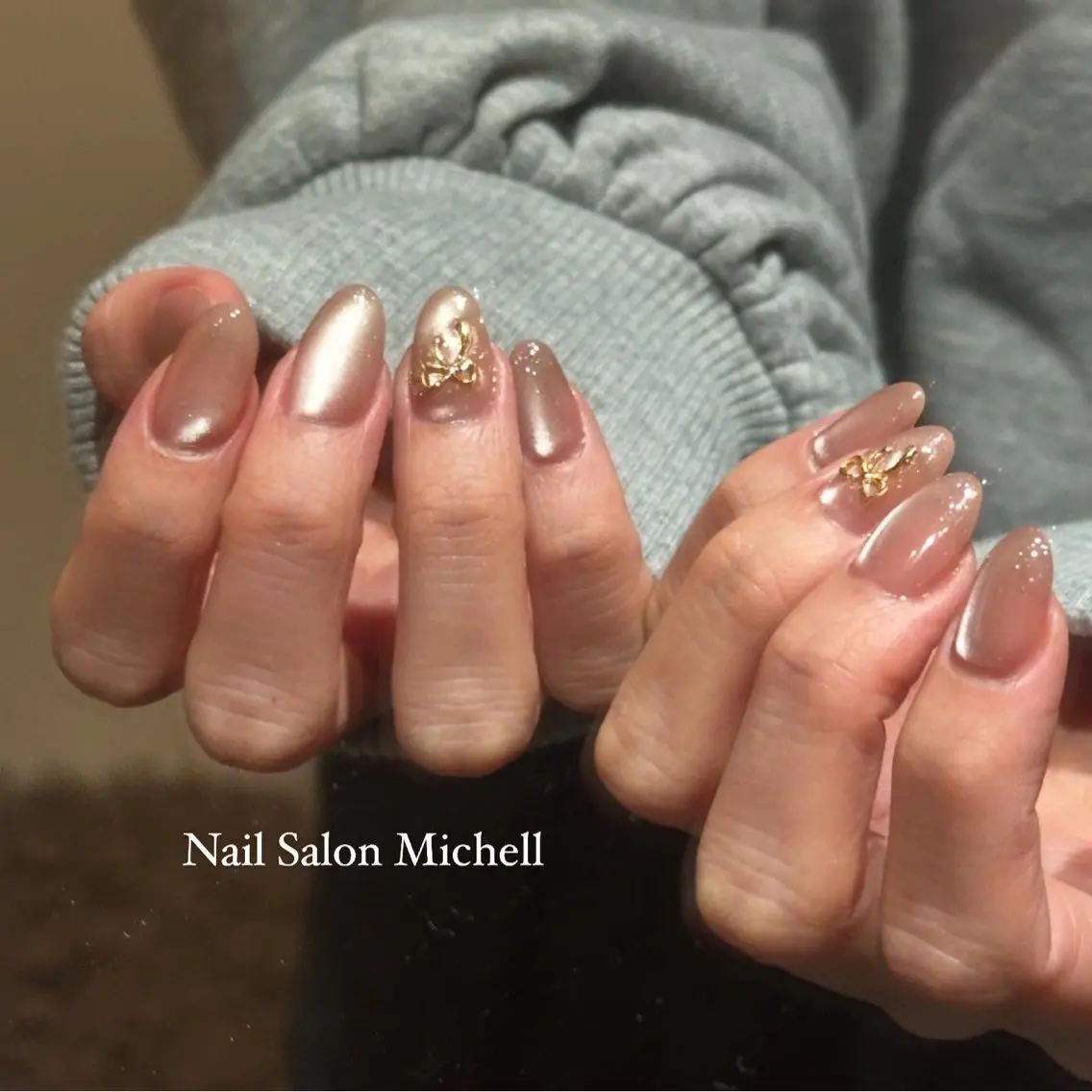 ネイル ジェルネイル マグネットネイル ハンドネイル Michell_ dianaのネイルデザイン