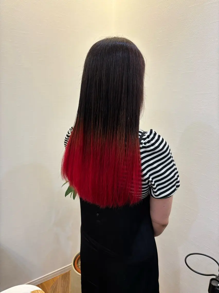 カラー ツノガイ エリのヘアスタイル