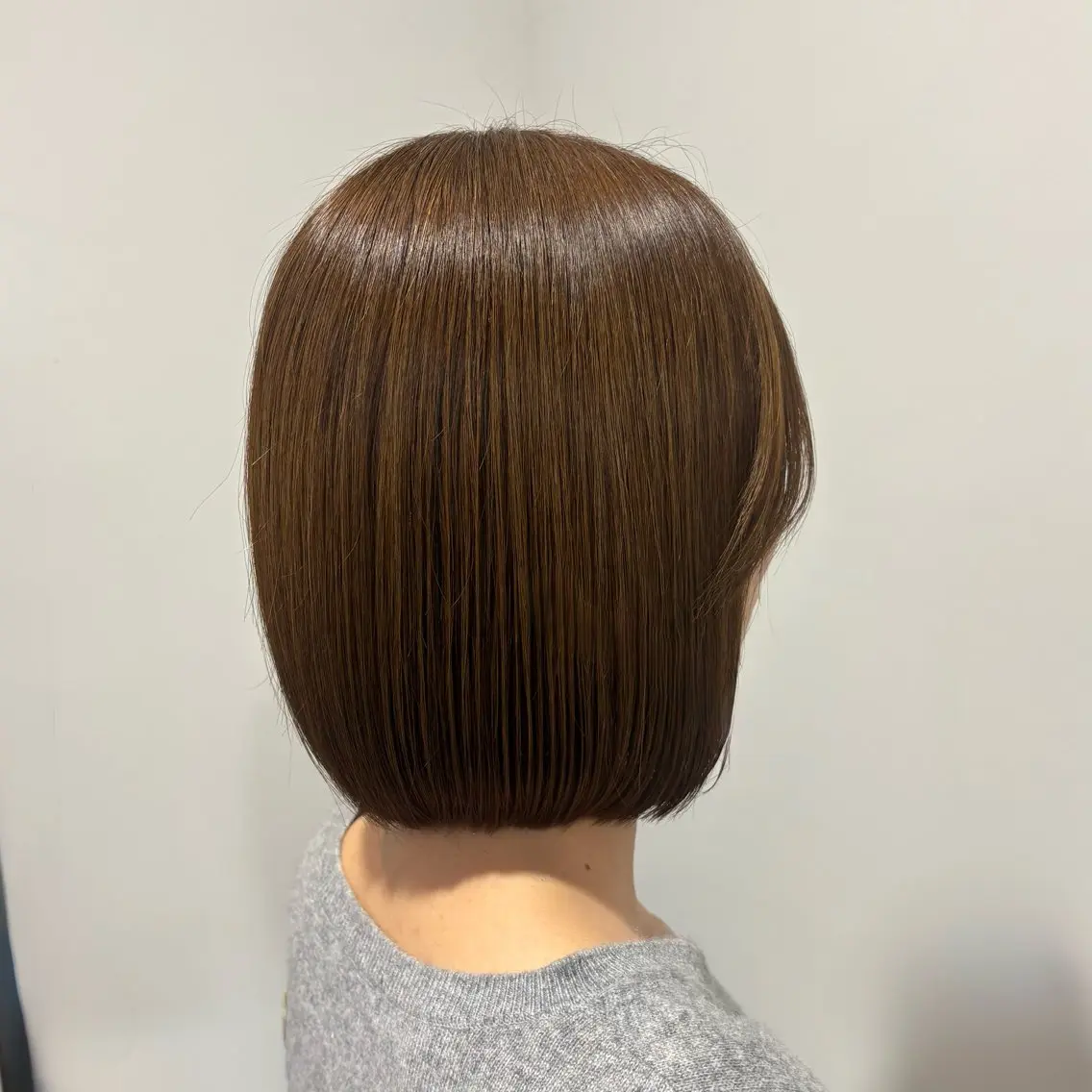 ミディアム カット ヘアカラー トリートメント ボブ/外国人風カラー 🩵mikiのヘアスタイル