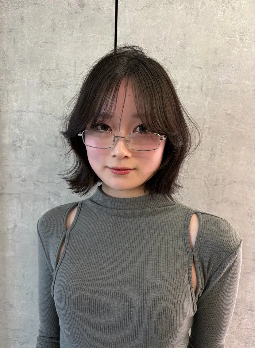 ショート ボブ 低ダメージカラー Yoshidaのヘアスタイル