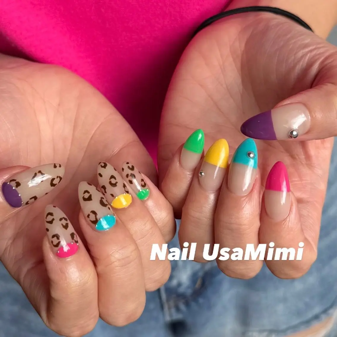 ネイル ドット ハンドネイル 本町ネイルNail UsaMimiのネイルデザイン