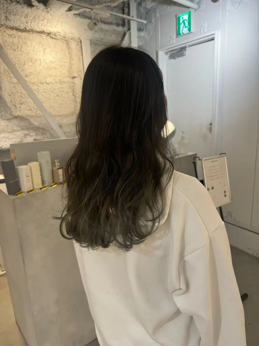 セミロング カット ヘアカラー トリートメント 新宿/顔周りカット +レイヤー=しずく♩のヘアスタイル