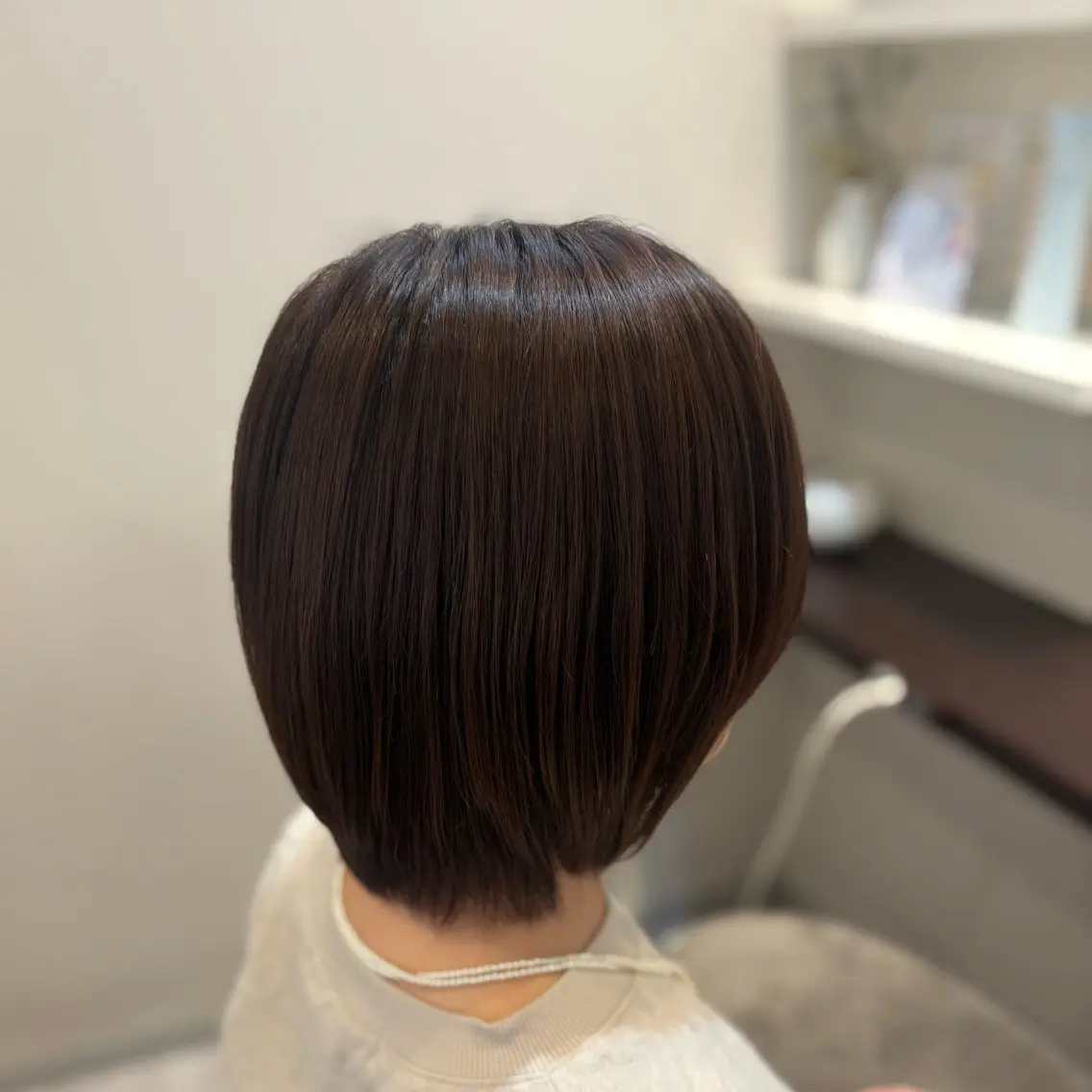 ショート ヘアカラー 山下ちひろ／似合わせ ／髪質改善／縮毛矯正のヘアスタイル