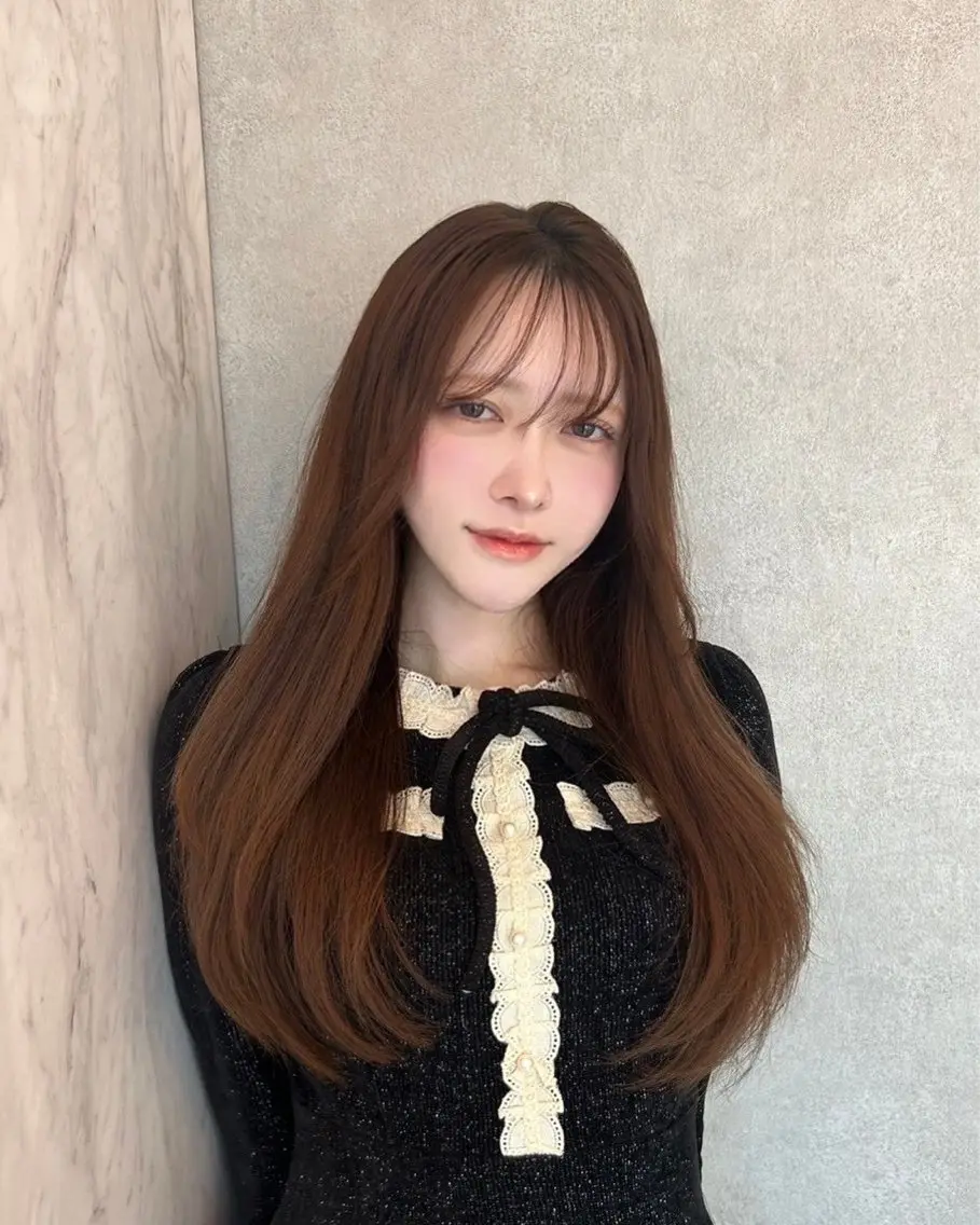 ロング カラー ヘアアレンジ 新宿/多幸感ヘア 髪質改善/chiyoのヘアスタイル