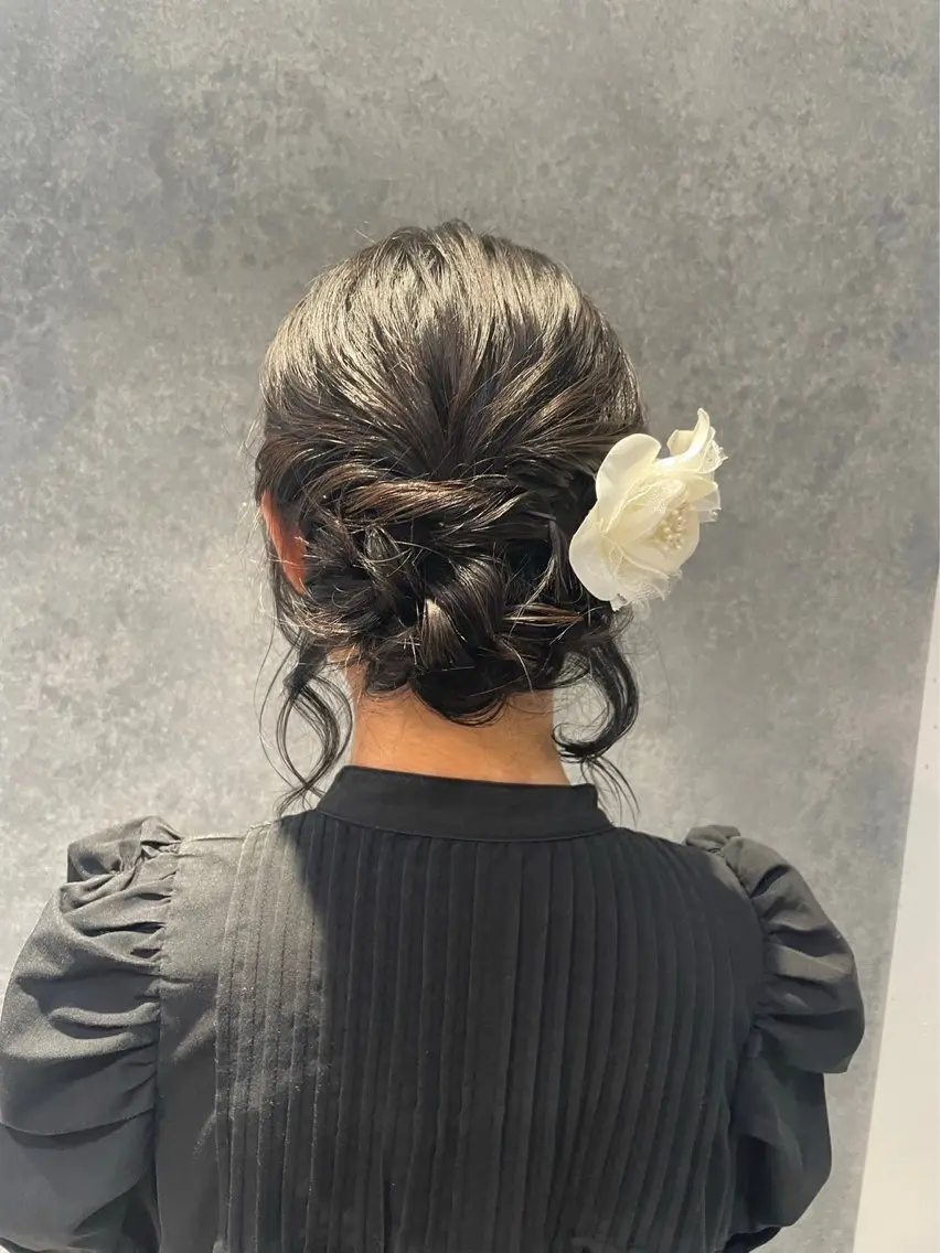セミロング ヘアセット AiRU hair MARINAのヘアスタイル