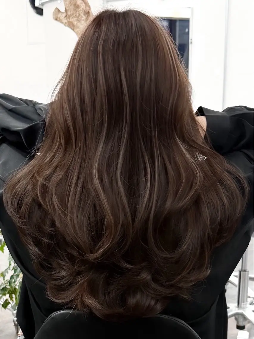 ロング カラー ヘアアレンジ ヘアカラー 🫧透明感カラー/ Wカラー🫧namiのヘアスタイル