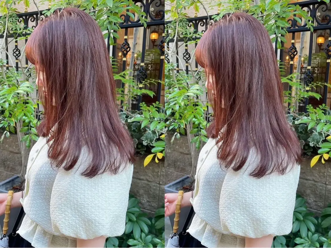 カラー 石井 ひまりのヘアスタイル