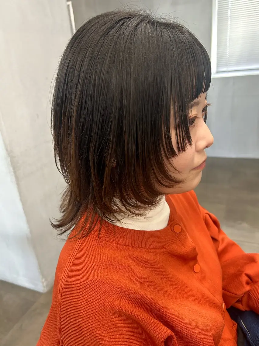 ミディアム 姫カット ウルフカット カット トリートメント #tag 田島 純奈のヘアスタイル