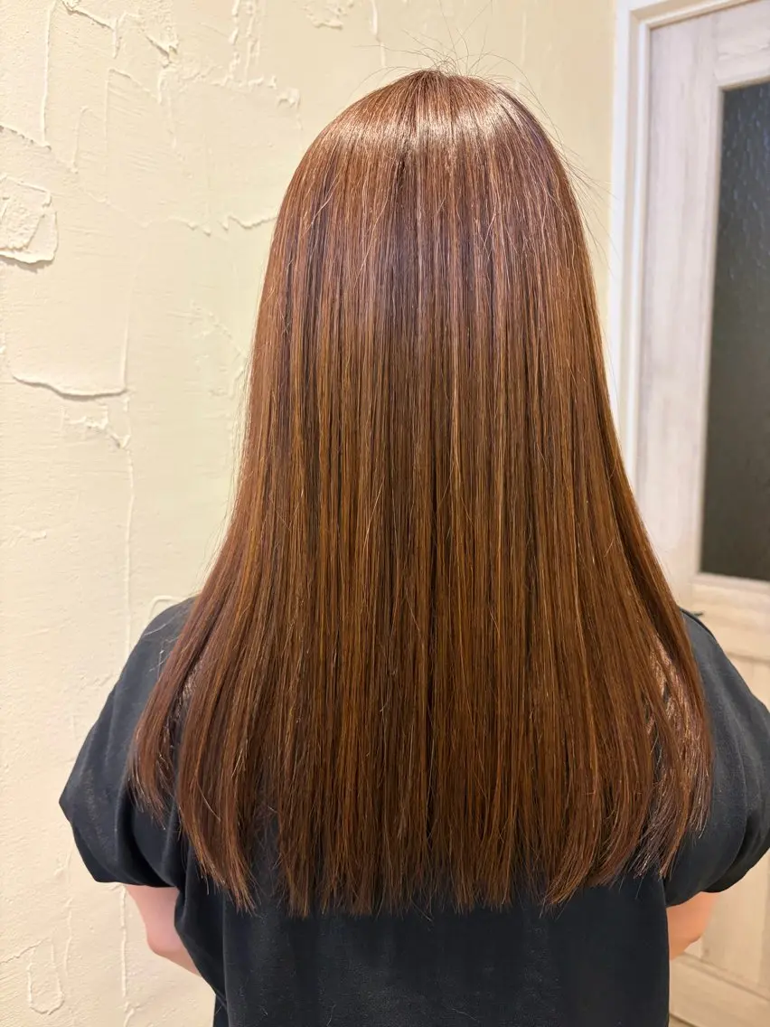 ロング 野崎 恵美のヘアスタイル