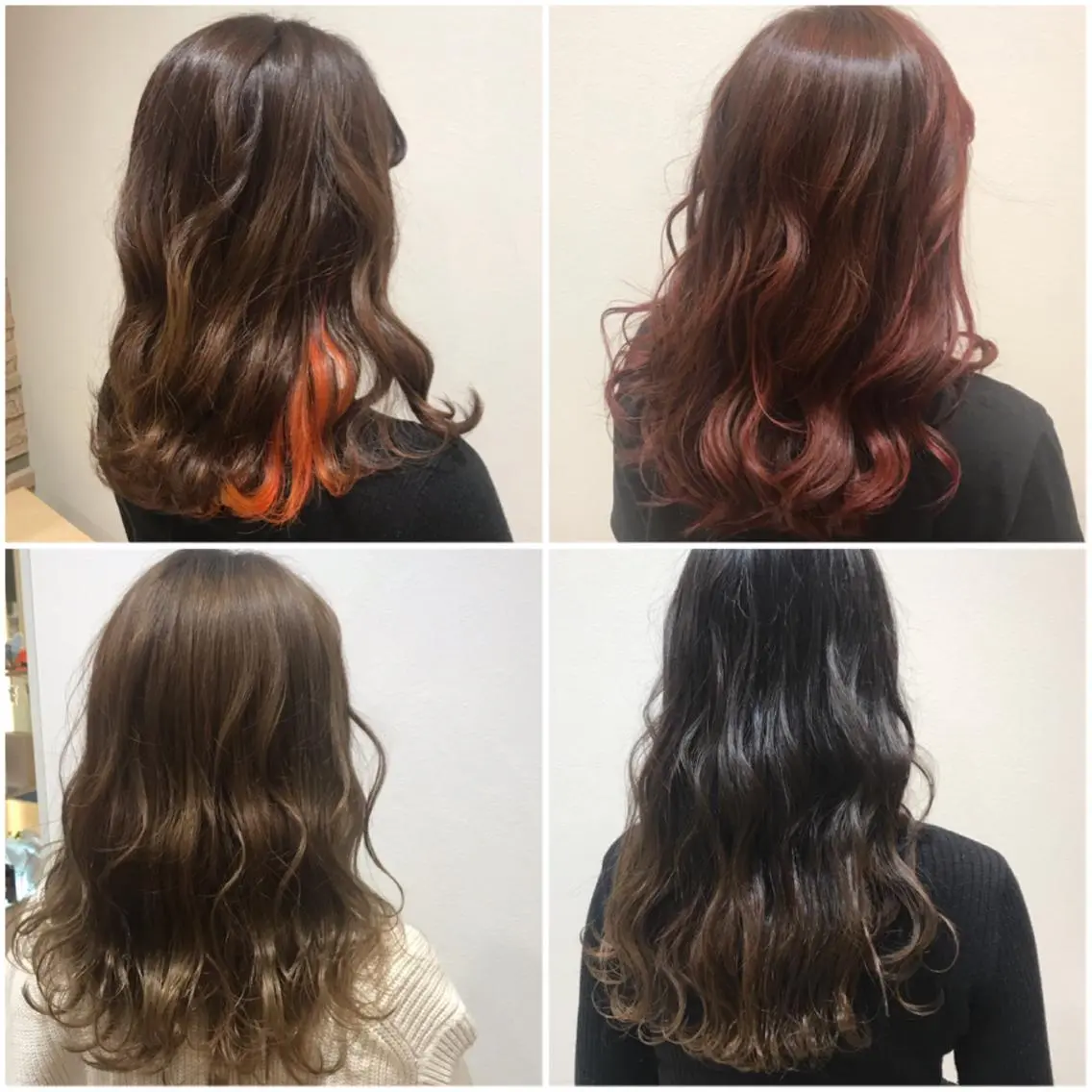 ロング カラー カット ヘアカラー トリートメント 阿部 響香のヘアスタイル