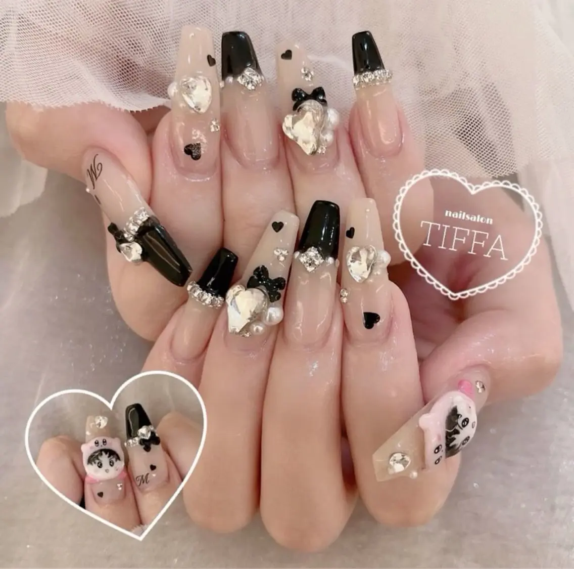 ネイル グラデーション ラメ(グリッター) マグネットネイル ミラーネイル ニュアンスネイル ハンドネイル Lumi de nailsのネイルデザイン