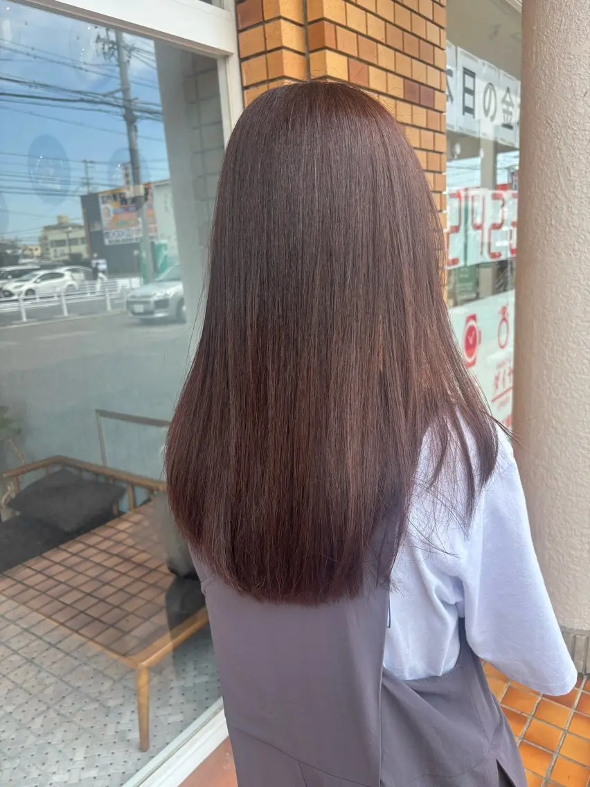 ロング カット ヘアカラー トリートメント 大塚 隆太のヘアスタイル