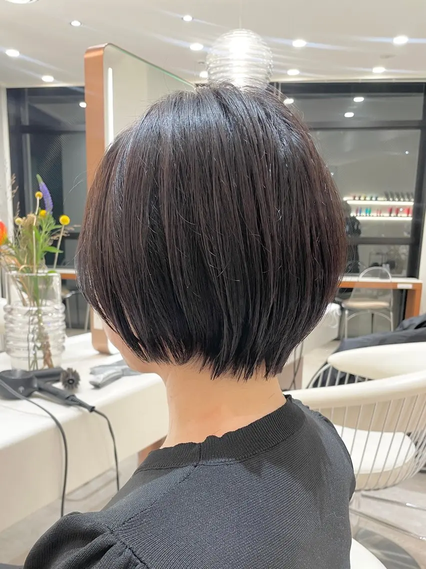 ショート カラー カット ヘアカラー トリートメント 【渋谷】ボブ・ レイヤーボブ特化✂︎のヘアスタイル