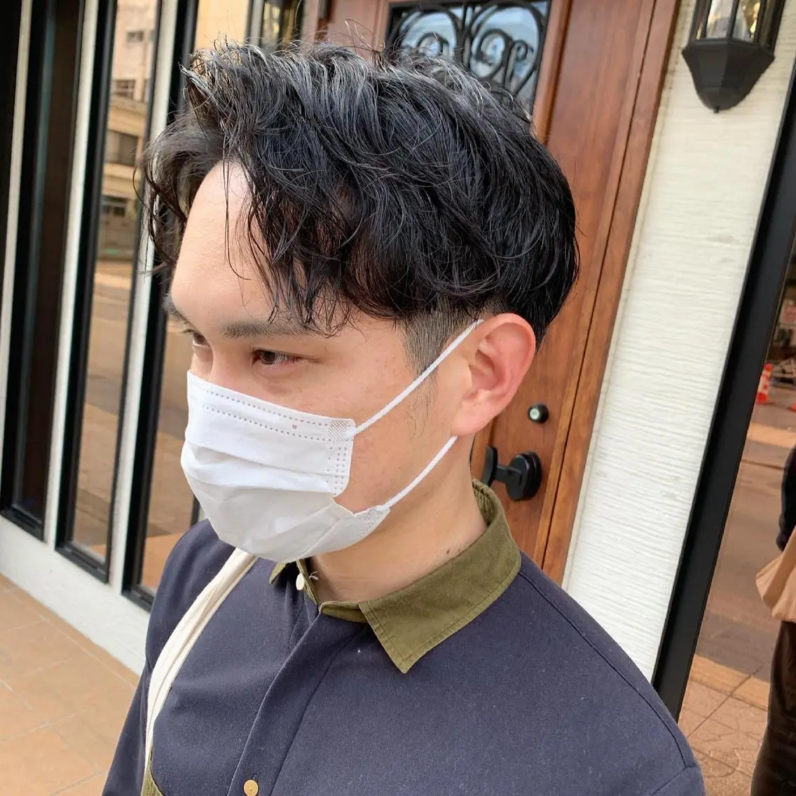 ショート パーマ メンズ メンズパーマ ニュアンスパーマ yoshi （髙橋）のヘアスタイル