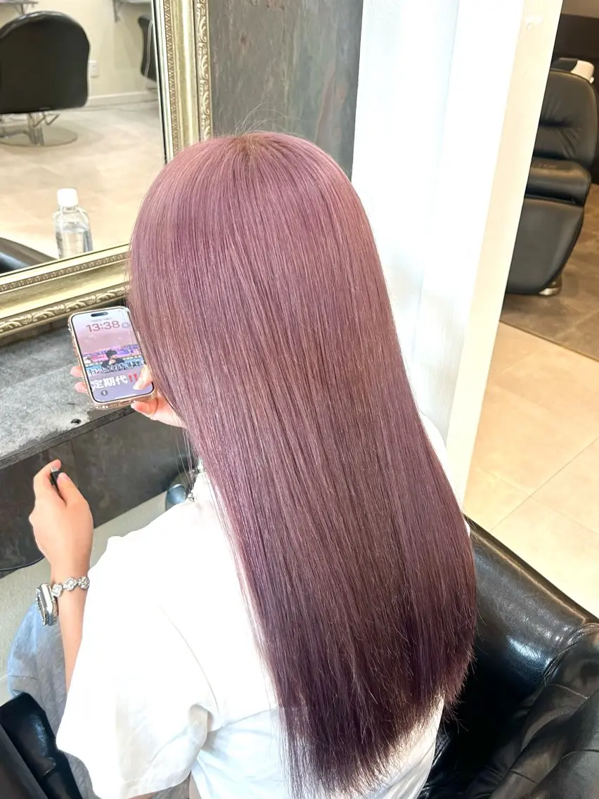 ✨水木限定‼️✨ケアブリーチ＋カラー＋トリートメント😈の写真