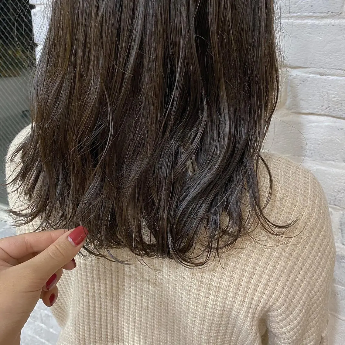 ミディアム カラー グレージュ ✨👑お洒落ショート ❣️村上せいな✨のヘアスタイル