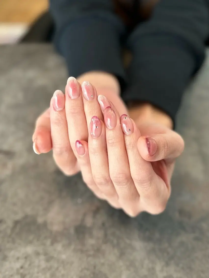 ネイル フラワーネイル 大理石ネイル(マーブル) ニュアンスネイル シンプルネイル nail salon amanoのネイルデザイン