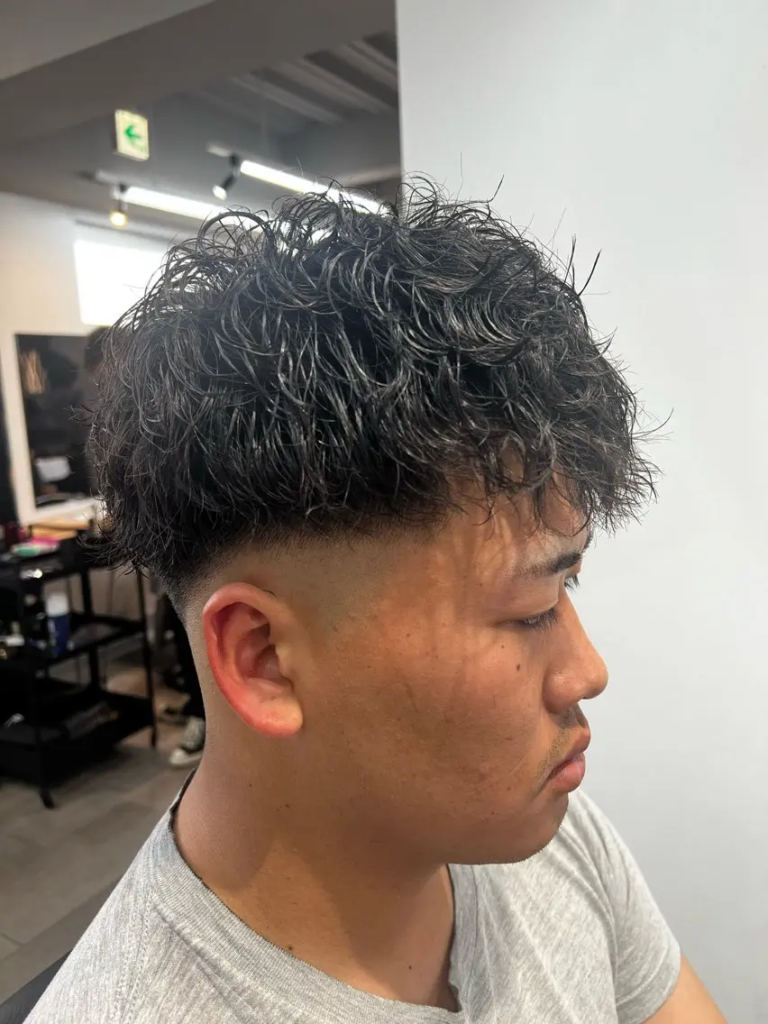 ショート カット パーマ 毛流れ•波巻きパーマ 特化🔥🌊瀬川竜生のヘアスタイル