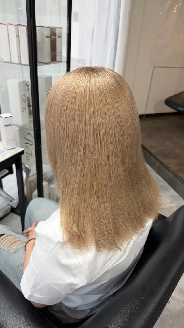 カラー ヘアカラー ♥韓国カラー うる艶 久留米 YUI♥のヘアスタイル
