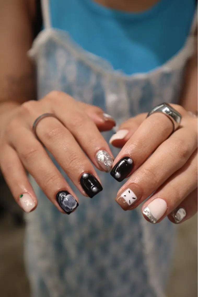 ネイル ブラウン ハンドネイル chika / nailのネイルデザイン