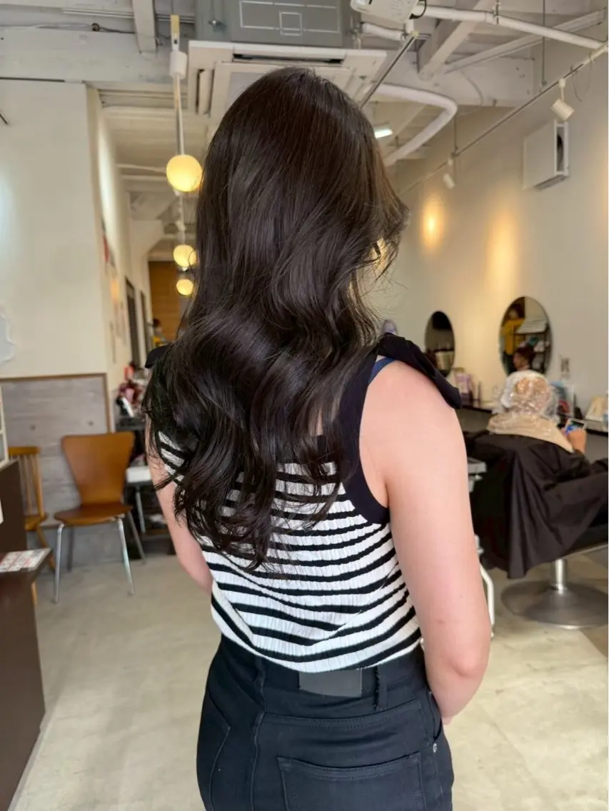 ロング カラー LUCK ユナのヘアスタイル